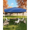 thumbnail image 1 of 10x10 Pop Up Canopy Tent – Heavy Duty Waterproof Outdoor Shelter with One-Button Push Setup, Adjustable Height, Roller Bag, Weight Bags & Stakes for Patio, Garden & Camping, 1 of 16