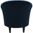 thumbnail image 5 of Mainstays Microfiber Bucket Accent Chair, Navy Blue, 5 of 7