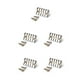 thumbnail image 3 of Greeniant Puente de guitarra sin cabeza con tuerca de bloqueo Principiantes Repuestos de bajo de precisión Práctica Estudiantes Instrumento musical Plata Plata 5piezas Greeniant CBP235317, 3 of 6