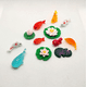 thumbnail image 4 of Juego de juguetes de loto de pez rojo falso de resina Adornos de casa de muñecas en miniatura Animales de jardín de hadas Decoración de paisaje micro, loto pequeño (sin flores) brillar Juguete, 4 of 4