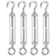 thumbnail image 1 of Uxcell 4-Pack Tensor Gancho y Ojo, M6 Tensores Pesados de Acero Inoxidable Ajustables para Tensión de Cuerda, 1 of 7
