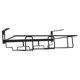 thumbnail image 4 of Estante de almacenamiento de vidrio ajustable de hierro con 3 ranuras para debajo del gabinete, soporte para colgar copas de vino para barra de cocina, 4 of 14
