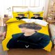 thumbnail image 1 of BTS Juego De Fundas De Edredón 2 En 1 Tamaño Individual Sábana Dormitorio Cómodo Lavable Funda De Almohada, 1 of 4