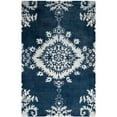 thumbnail image 6 of SAFAVIEH Stone Wash STW235B Hand-knotted Indigo Rug, 6 of 9