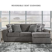 Signature Design by Ashley Gardiner Pewter Sofa Chaise
