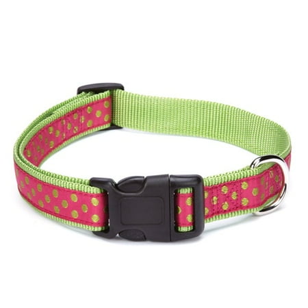 East Side Collection Polka Dot Collar 10-16in Pnk