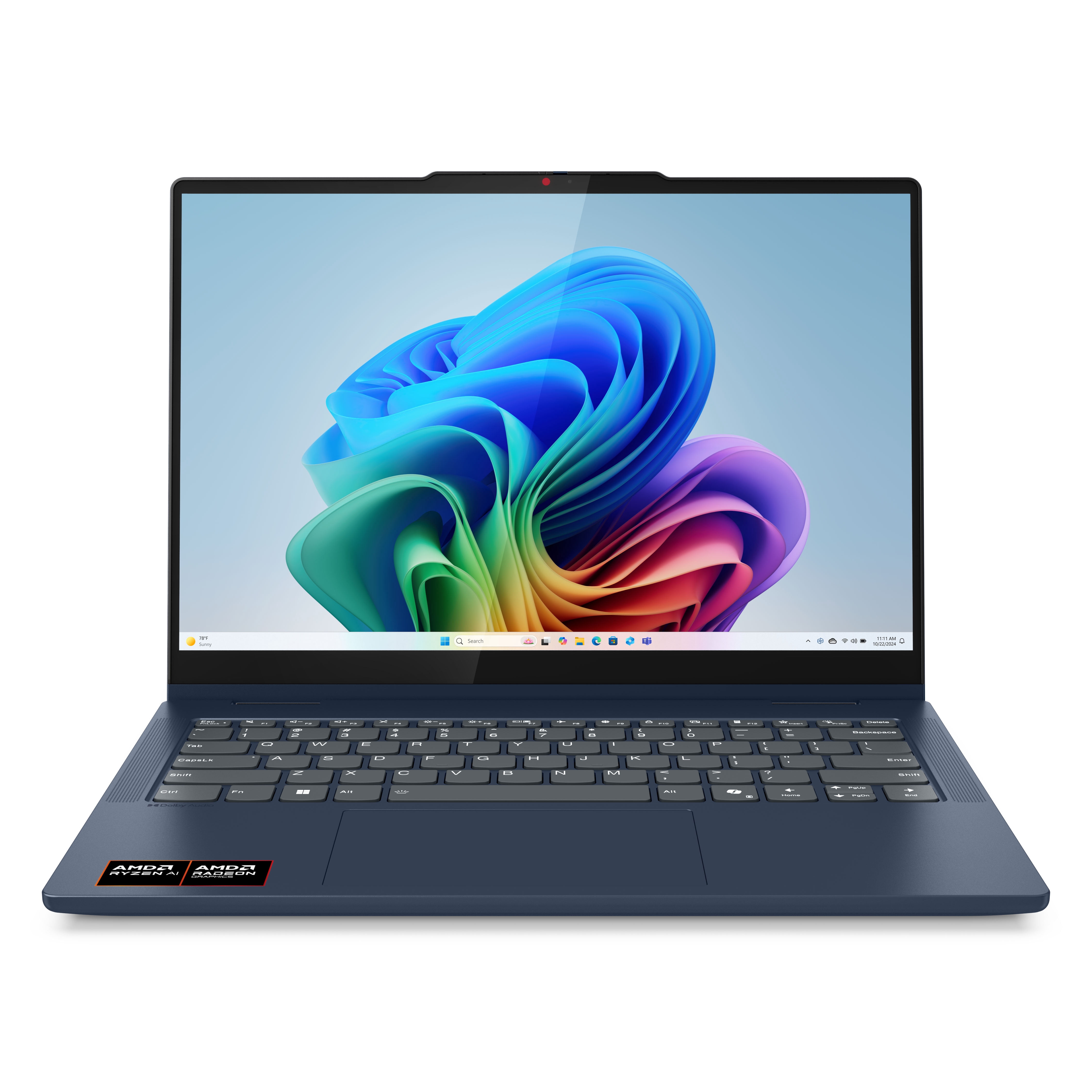Lenovo IdeaPad 5 2-in-1 14" Laptop, Touchscreen, AMD Ryzen AI 5 340, 16GB RAM, 1TB SSD, Cosmic Blue