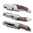 thumbnail image 3 of Waiter Corkscrew with Foil Cutter Heavy Duty Professional Wine Key for Bartenders, Server and Waiteress, Stainless Steel Wine Bottle Opener Double Hinged, Blue, Red, White, 3 of 5