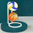 thumbnail image 5 of cpengpj Sports Equipment Organizer Ball Storage Rack Freestanding Basketball Holder Vertical Garage Ball Storage Display Stand for Volleyball Football Badminton, 5 of 9