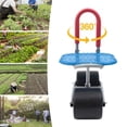 thumbnail image 3 of LOYALHEARTDY Adjustable Height Garden Cart Rolling Stool with Swivel Seat and 2 Wheels, 3 of 12