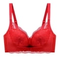thumbnail image 4 of Sngxgn Bras for Women,Very Push up Bra(Red,40/90), 4 of 4