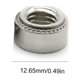 thumbnail image 3 of Scienceny Tuerca de cierre automático CLS M4 M5 M6 M8 de acero inoxidable, remache de estampado galvanizado fino, tuercas industriales, herrajes Herramientas y ferretería M8-1, 3 of 6