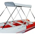 thumbnail image 1 of Portable Bimini Top Cover Canopy For Inflatable Kayak Canoe Boat (2 bow), 1 of 2