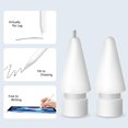 thumbnail image 2 of Paiholy Paquete de 6 puntas de lápiz mejoradas para Apple Pencil Sin desgaste Punta fina Control preciso Puntas de repuesto compatibles con Apple Pencil de 1.ª generación y 2.ª generación/iPad Pro Pen, 2 of 5