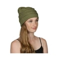 thumbnail image 1 of Gravity Threads Knit Soft Stretch Beanie Cap, Olive, 1 of 2