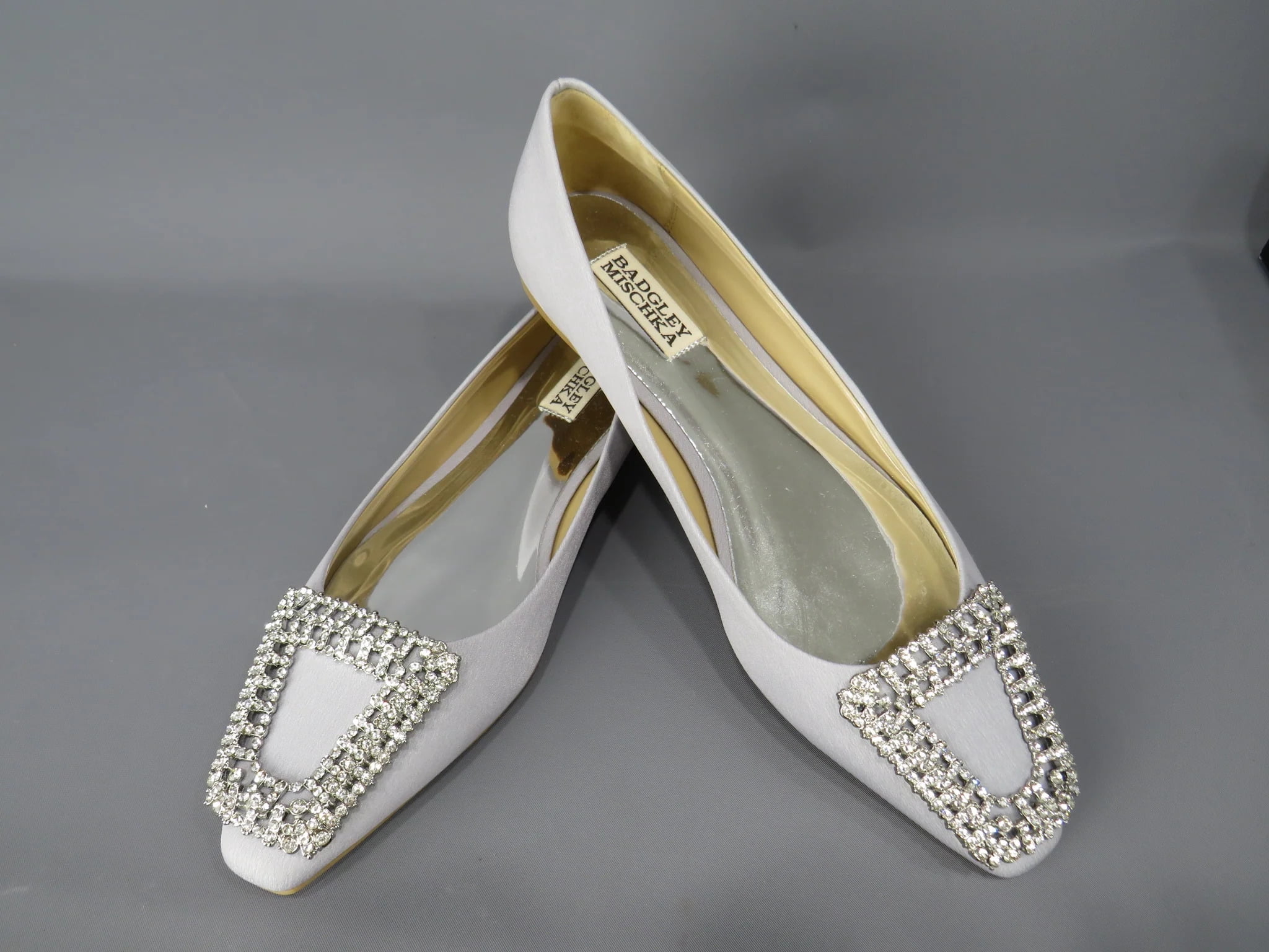 Badgley Mischka Women's Emerie Ballet Flat - Chic Ornamented Shoe