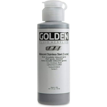 Fluid Acr Irid Stainless 4Oz by Golden