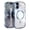 Blue, variant on Allytechgroup Magnetic Wave Curly Soft Shell Fashion Cell Phone Case with Protective Case Cover for Apple iPhone 17, Blue