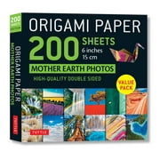 Origami Paper 200 Sheets Mother Earth Photos 6 (15 CM): Tuttle Origami Paper: Double Sided Origami Sheets Printed with 12 Different Photographs (Instructions for 6 Projects Included) (Other)