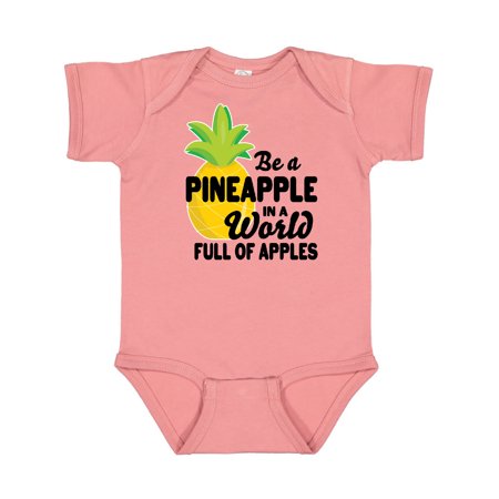 

Inktastic Be a Pineapple In a World Full of Apples Gift Baby Boy or Baby Girl Bodysuit