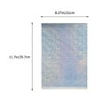 thumbnail image 4 of 30 hoja de papel de pegatinas holográficas películas holográficas laminadas en frío, 4 of 5