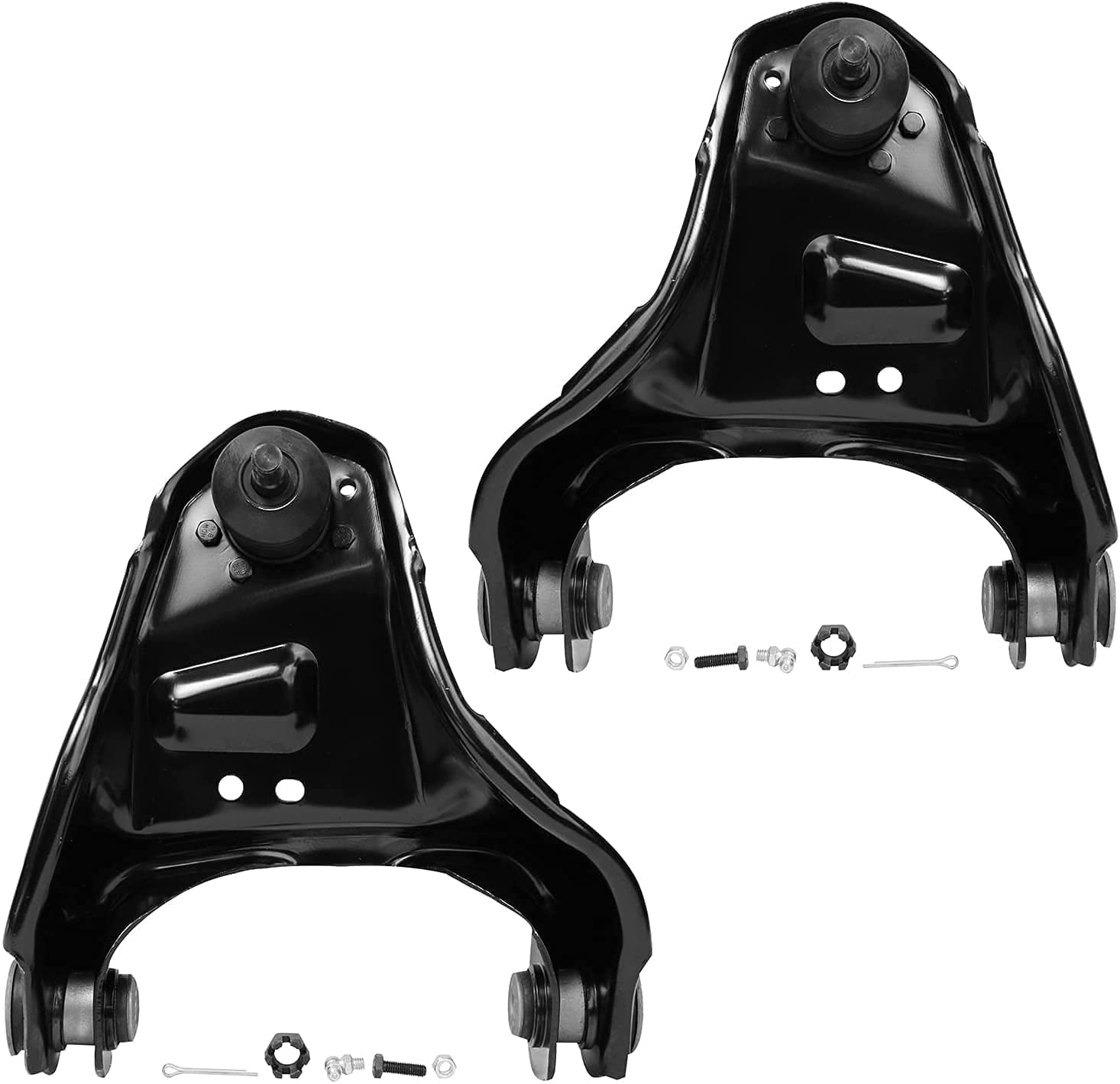 Detroit Axle - 4WD Front End Kit for Chevy Blazer S10 GMC Jimmy Sonoma Isuzu Hombre Oldsmobile Bravada, Upper Control Arms Lower Ball Joints Sway Bars Tie Rods Adjusting Sleeves Idler Arm Replacement