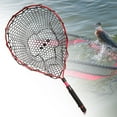 thumbnail image 6 of figatia Fishing Landing Net Extendable EVA Handle Fishing Net for Bass Prawns Salmon Red, 6 of 8