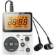 thumbnail image 1 of Radio AM FM de bolsillo con auriculares estéreo portátiles, radio a batería, presintonía manual, pantalla grande, tecla de bloqueo, temporizador de apagado, mini radio, 1 of 5