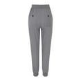 thumbnail image 6 of Gray Womens Pants Womens Elastic Waist Pants Casual Trousers with Pockets Sweatpants Womens Fashion, 6 of 6
