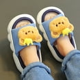 thumbnail image 4 of Vedolay Slippers for Girls Boys Bedroom Shoes Non-Slip Indoor Outdoor Shoes Blue,28, 4 of 5