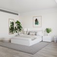 thumbnail image 3 of Nexera Harper Ensemble de Chambre Réversible 4 Pcs avec Rangement, Blanc, Double, 3 of 6