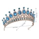 thumbnail image 3 of Diadema de novia con diamantes de imitación, tocado de novia, tiara de niña, corona de tiara de niña, diadema de novia para banquete, 3 of 7