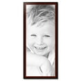 thumbnail image 2 of ArtToFrames 19" x 46" Matte mahogany Diploma Picture Frame, 19x46 inch Brown Wood Poster Frame (WOM-5108), 2 of 7