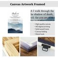thumbnail image 5 of ZHONGYUTONG Christian Wall Art Mountains Canvas Prints Psalm 23 Scripture Pictures Bible Verses Inspirational Artwork for Home Office Decor Framed (20.00" x 30.00"), 5 of 5