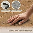 thumbnail image 6 of ODIKA 4'x6' Washable Area Rug Warm Beige Floral Elegance Intricate Borders Classic Garden Motif Design, for Dorm Room, Small Living Stain Resistant Low Profile, Easy Care, 6 of 7