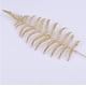 thumbnail image 4 of 5 uds decoración navideña rociada con oro rosa 14CM hojas de Navidad decoraciones para árboles de Navidad colgante de hoja grande, 4 of 5