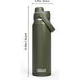 thumbnail image 5 of CamelBak Thrive™ Flip Straw Insulated Stainless Steel Water Bottle 40oz, Moss, 5 of 6