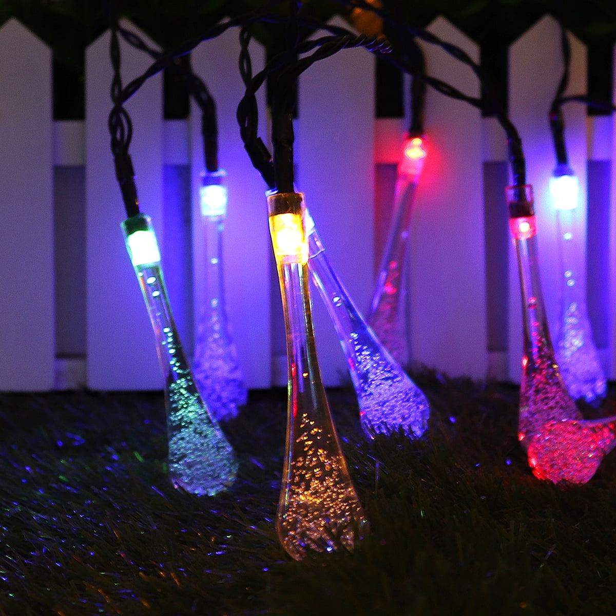 21FT 30LEDs Christmas Decor Light Outdoor Solar String Light Decorative Lights Waterproof for