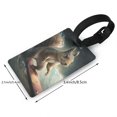 thumbnail image 2 of Squirrel Surf Funny Luggage Tags Suitcases ID Baggage Identifier Card Name Tag for Travel Backpacks Gym Bags, 2 of 6