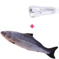 thumbnail image 3 of AAOMASSR OUSITAID Électrique en Mouvement Poisson Chat Jouet Réaliste Peluche Simulation Électrique Wagging Poisson Chaton Jouet Cataire Kicker Jouets, 3 of 3