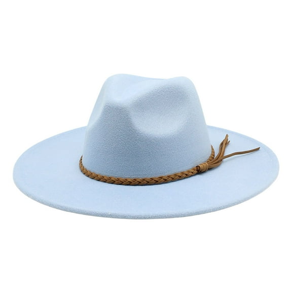 HJYCHN Stylish Outdoor Leisure Sun Hat with Wide Brim Design for All Seasons Sky Blue One Size