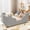 GRAY, variant on FICISOG Lovely Toddler Beds, Low Montessori Floor Bed for Toddlers, Crib Size Kids Bed with Safety Guardrails and Wood Slats, Soft Boucle Toddler Bed for Girls Boys Children Aged 3-7 Years Old, Pink