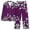 Purple, variant on Pajamas for Women Sleeping Sets for Women Pjs Women Casual Fashion Printed Long Sleeve Casual Tops Pants Pajamas Suit