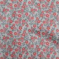 thumbnail image 1 of oneOone Viscose Jersey Red Fabric Floral Sewing Fabric By The Yard Printed Diy Clothing Sewing Supplies 60 Inch Wide, 1 of 5
