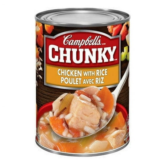 Campbell's Chunky Chicken with Rice Soup, 540mL/18.3 oz