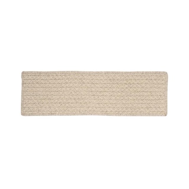 Colonial Mills HD31A008X028S Natural Wool Houndstooth - Cream Stair Tread -set 13 Rug