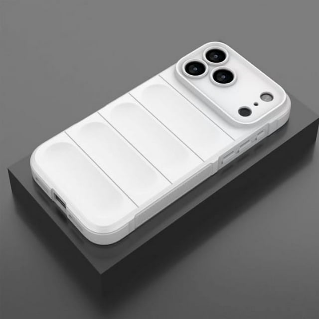 Silicone Case for iPhone 17 Pro Max, Slim Fit Military Grade Drop Protection, Anti-Scratch Shockproof Protective Phone Cover iPhone 17 Pro Max - White