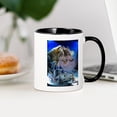 thumbnail image 3 of CafePress - Wolf Family - 11 oz Ceramic Mug - Novelty Coffee Tea Cup, 3 of 4