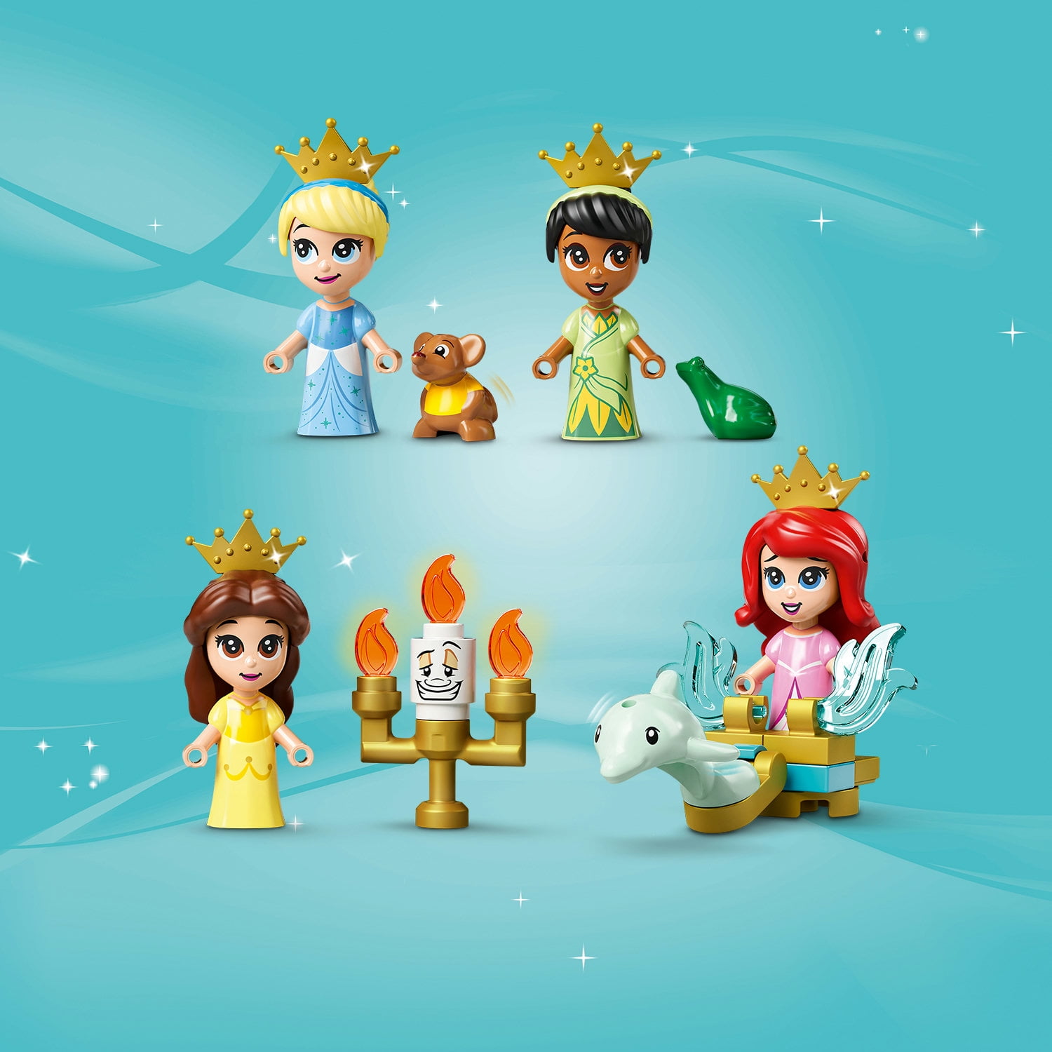 Lego Eventyrboken 43193 - Om Ariel, Belle, Askepott og Tiana