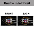 thumbnail image 5 of Dutern Double Sided 82nd Airborne Division Flag Banner 3 Ply with Brass Grommets 3x5 Feet, 5 of 5